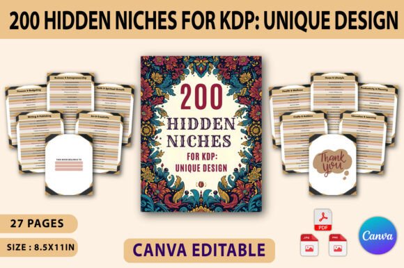 200 Hidden Niches for KDP Unique Design: A Creative Planner for KDP Creators