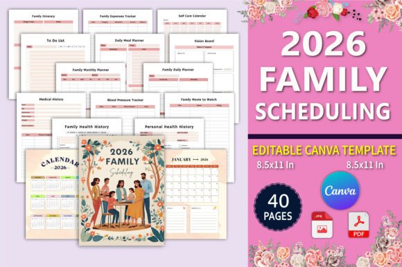2026 Family Scheduling Planner