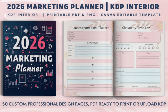 2026 Marketing Planner KDP Interior: A Comprehensive Tool for Strategic Planning