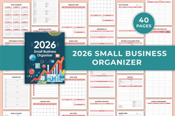 2026 Small Business Organizer Canva KDP: A Comprehensive Tool for Streamlined Planning and Execution