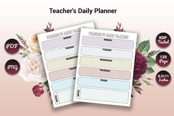 Acher’s Daily Planner KDP Interior