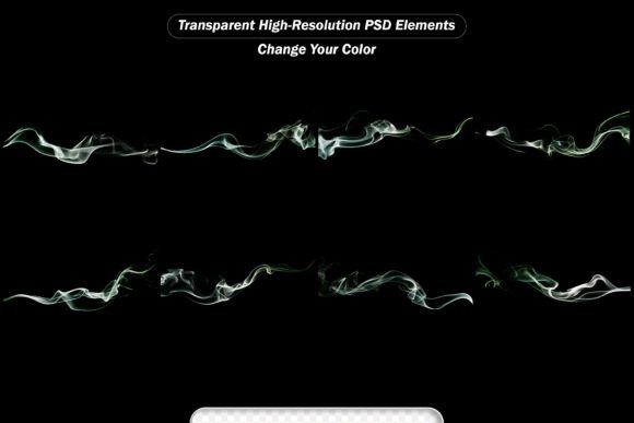 Blue Smoke Flame Wave Flow on Black Back: Elevate Your Visuals with Dynamic Light Effects