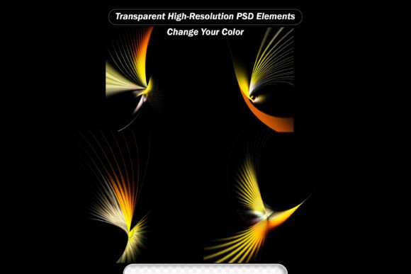 Colorful Bright Transparent Background