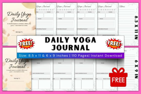 Daily Yoga Journal Canva Editable: A Practical Guide for Mindful Tracking and Personalized Reflection