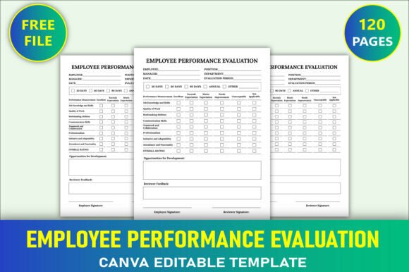 Editable Employee Performance Evaluation