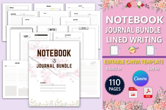 Master Your Workflow with the Notebook Journal Bundle Canva