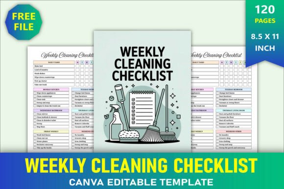Mastering Household Efficiency: The Ultimate Guide to the Editable Weekly Cleaning Checklist