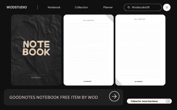 Notebook Cover with Paper: A Versatile Digital Planner Accessory