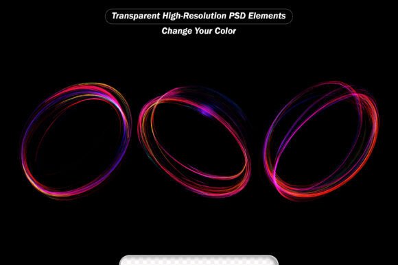 Purple Portal Flair Round Circle: Elevate Your Visual Projects with Dynamic Light Effects