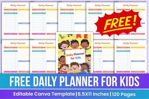 Strategic Use of Free Daily Planner for Kids Canva