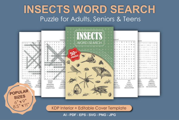 Unlock the World of Insects with This Word Search Puzzle Book